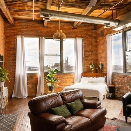 420 Friendly Canada Bridge View Loft Downtown Free Parking 디트로이트 외부 사진